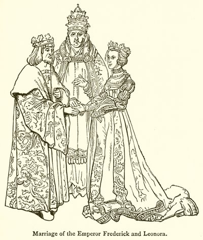 Giftermål mellan kejsar Fredrik och Leonora av English School