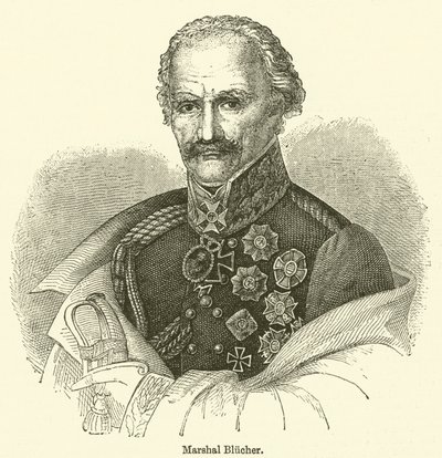 Marskalk Blucher (gravyr) av English School