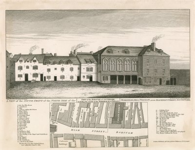 Marshalsea fängelse, London av English School