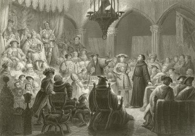 Martin Luther på Diet of Worms av English School