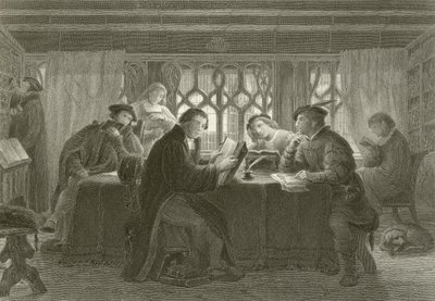 Martin Luther läser Bibeln av English School