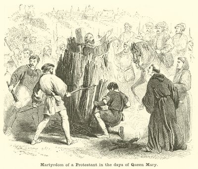 En protestants martyrskap på drottning Marys dagar av English School