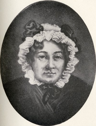 Mary Ann Lamb (1764-1867) illustration från "Little Journeys to the Homes of Famous Women", publicerad 1897 (litho) av English School