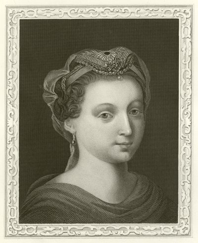 Mary Stuart, drottning av Skottland av English School