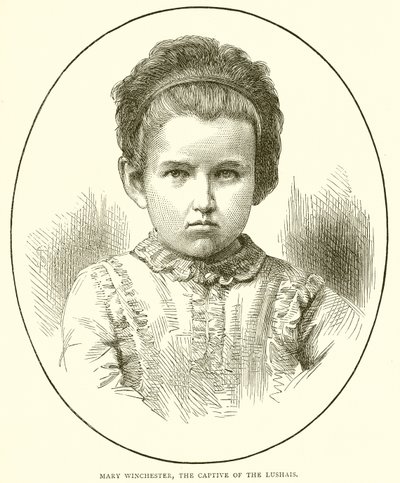 Mary Winchester, fången av Lushais av English School