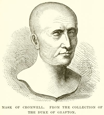 Mask av Cromwell av English School