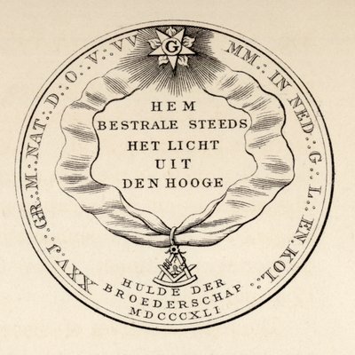 Frimurares sigill, 1841, från 