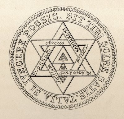 Frimurares sigill för Grand Chapter of London, från 