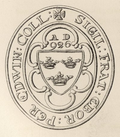 Frimurares sigill för Grand Lodge of All England, York, ca 1766, från The History of Freemasonry, volym II, publicerad av Thomas C. Jack, London, 1883 av English School