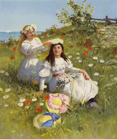May Queen (färglitografi) av English School