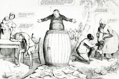 McLeans Monthly Sheet of Caricatures, or the Looking Glass, publicerad av Thomas McLean, tryckt av Robert Seymour, 1832 av English School
