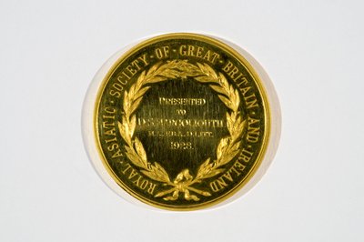Medalj av John Pinches Medalists Ltd., 1928 (guld) (framsidan av 403548) av English School