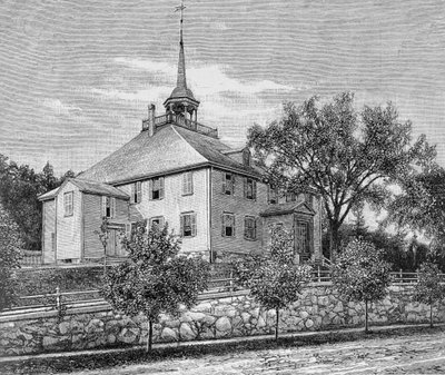 Meeting House at Hingham, illustration från volym III av 