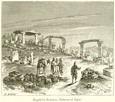 Megalitiska kvarlevor: Dolmens of Sigus av English School