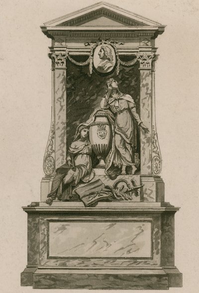 Minnesmärke till William Pulteney, Earl of Bath, Westminster Abbey, London av English School