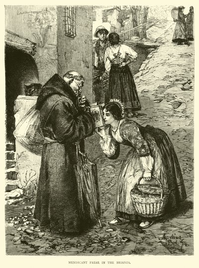 Mendicant Friar in the Brianza av English School