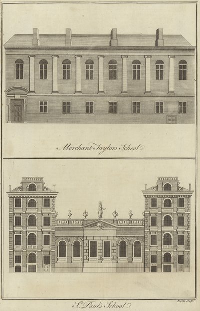 Merchant Taylors School och St Pauls School, London av English School