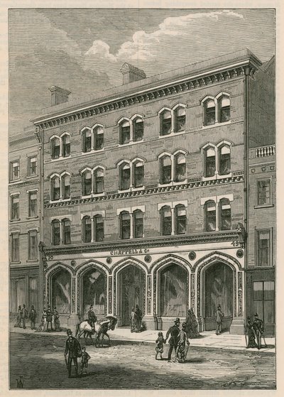 Mrs Chappell & Cos lokaler, New Bond Street, London av English School