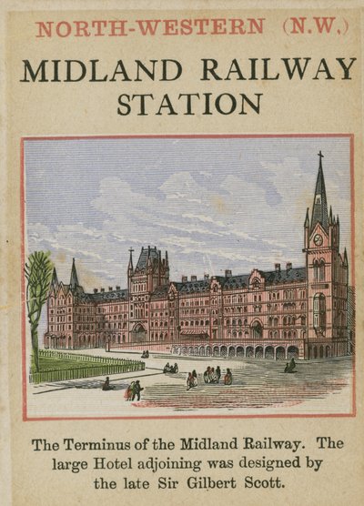 Midland järnvägsstation, St Pancras, London av English School