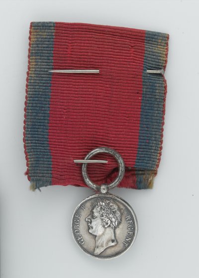 Miniatyr Waterloo-medalj av English School