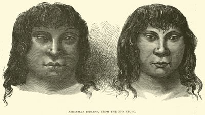 Miranhas indianer, från Rio svart av English School