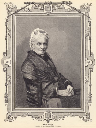 Miss Clough, rektor vid Newnham College, Cambridge (gravyr) av English School