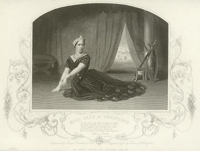 Miss Glyn som Constance, King John, Act III, Scene I av English School