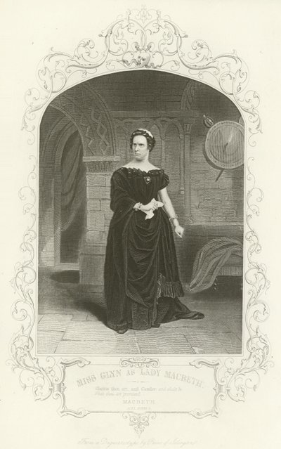 Miss Glynn som Lady Macbeth av English School