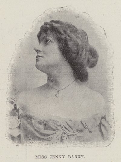 Miss Jenny Barry (gravyr) av English School