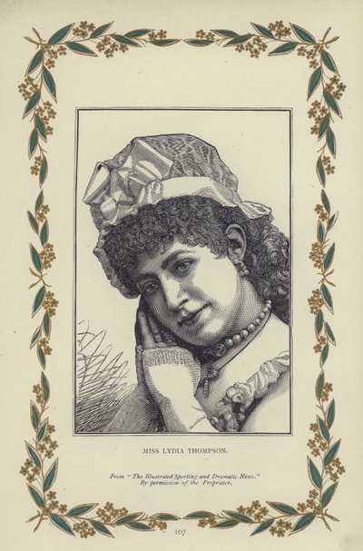 Miss Lydia Thompson (gravyr) av English School