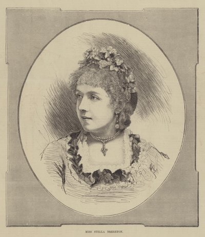 Fröken Stella Brereton (gravyr) av English School