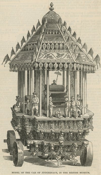 Modell av bilen av juggernaut av English School