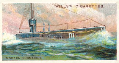 Modern Submarine (chromolitho) av English School