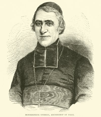 Monseigneur Guibert, ärkebiskop av Paris, maj 1871 av English School