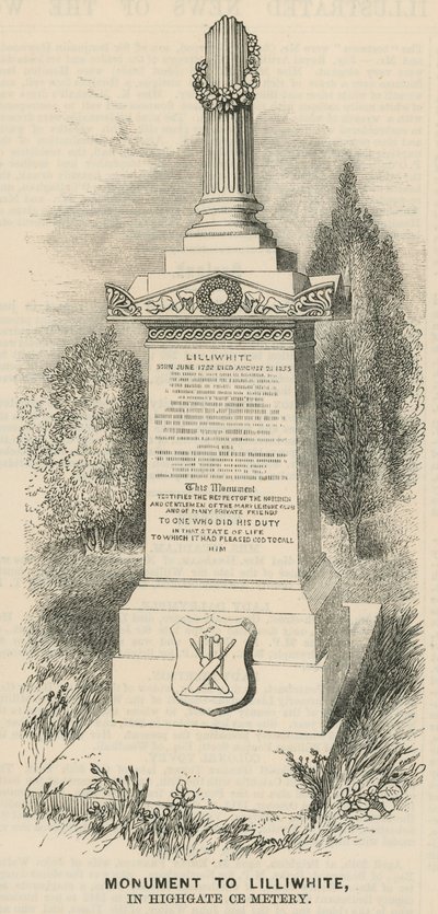 Monument till Lilliwhite av English School