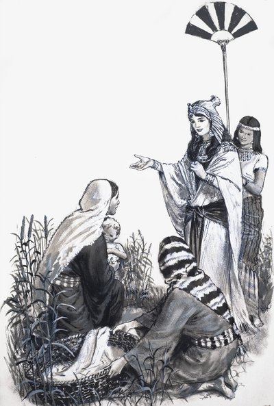 Moses i tjurarna av English School