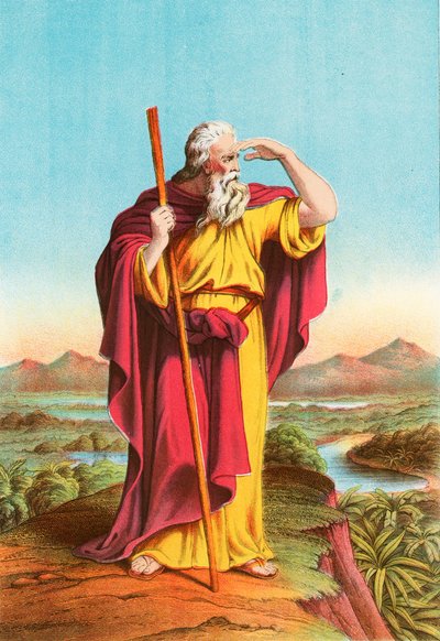 Moses tittar på det utlovade landet av English School