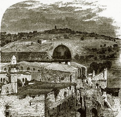 Oljeberget från Jerusalem av English School