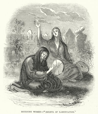 Sörjande kvinnor, "Skilful of Lamentation" av English School