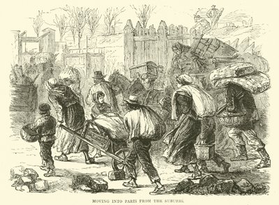Flyttade till Paris från förorten, december 1870 av English School