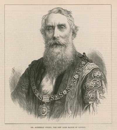 Herr Alderman Owden, borgmästare i London av English School