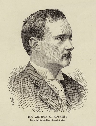 Herr Arthur A Hopkins (gravyr) av English School