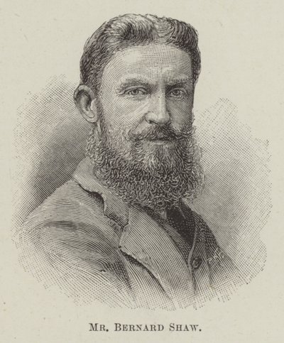 Mr Bernard Shaw (gravyr) av English School