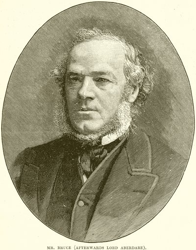 Mr. Bruce (efteråt Lord Aberdare) av English School