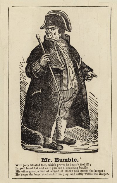 Mr Bumble från Oliver Twist av English School