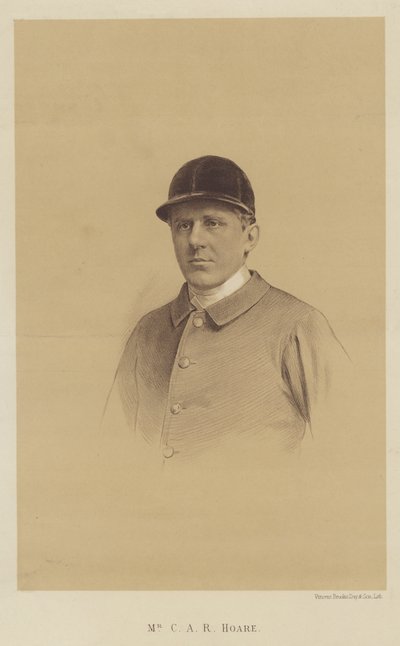 Herr C A R Hoare (litho) av English School
