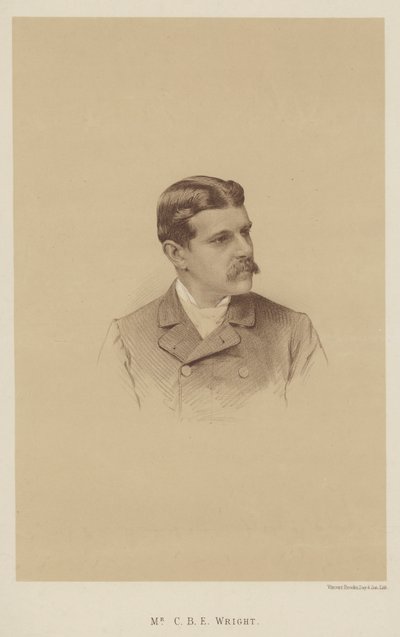 Mr C B E Wright (litho) av English School