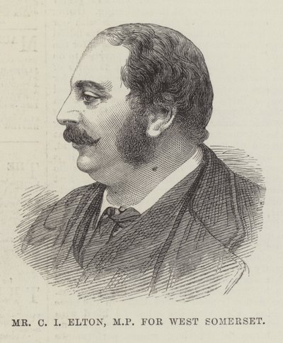 Mr C I Elton, MP för West Somerset (gravyr) av English School