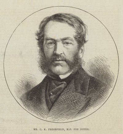 Mr C K Freshfield, MP för Dover (gravyr) av English School