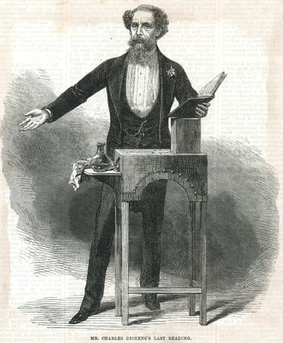 Charles Dickens senaste läsning av English School